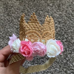 Flower crown headband for baby